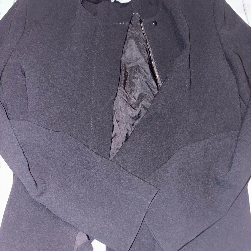 Boss Jikita black asymetrical blazer 6 - Picture 4 of 7